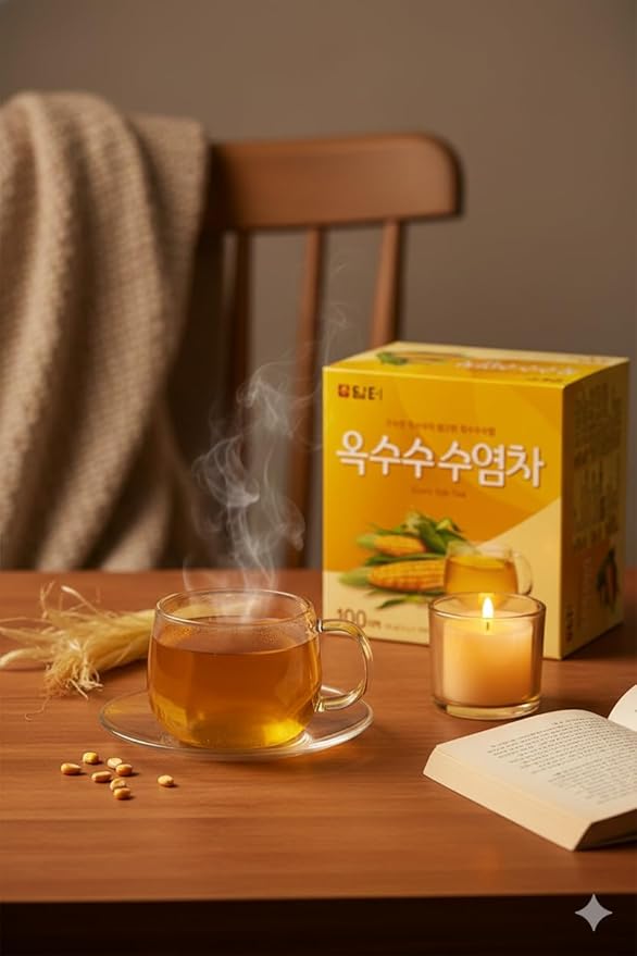 Damtuh Corn Silk Tea – Nutty & Refreshing, Caffeine-Free Herbal Tea, 50 Tea Bags (1.5g each)