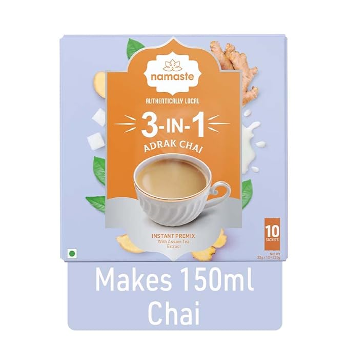Namaste Chai Instant Ginger Chai Premix Tea 22g x 10 Sachet