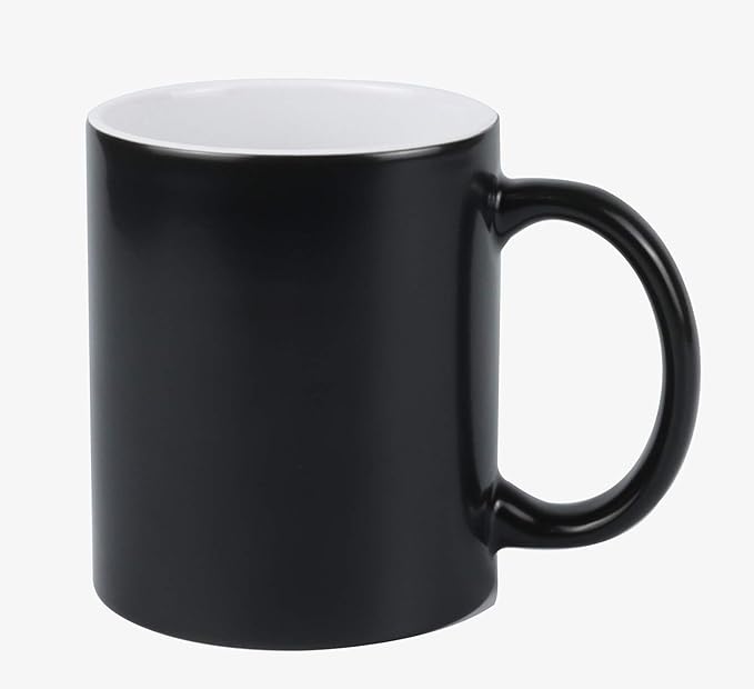 11oz Color Changeable Sublimation Mug Black, Packed in White Box, Case of 12