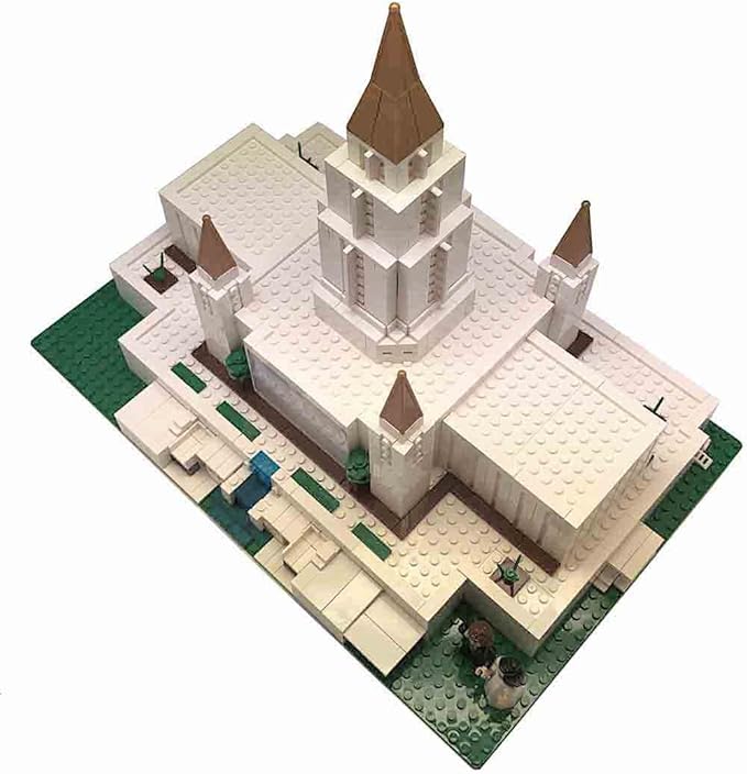 Brick'Em Young Oakland Temple - Pieces - Ages 12+
