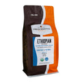 Fresh Roasted Coffee, Organic Ethiopian Sidamo Water-Processed Decaf | USDA Organic, 100% Single Origin, Kosher | Medium Roast 12 oz Whole Bean