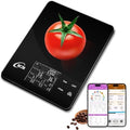 KOK Smart Food Scale with 30 Nutritional Calculator, Coffee Timer Function APP, Track Calorie, Macro, Carb for Weight Loss Keto and Diabetic, Espresso Scale Weight Grams and Ounces 5 Unit 1g/0.05oz