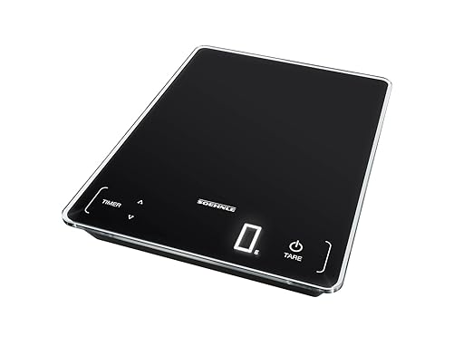Soehnle Page Profi 100, Digital Food Scale for Cooking and Meal Prep, Kitchen Weighing Scale with LCD Screen, Food Scales Weighing up to 15 kg