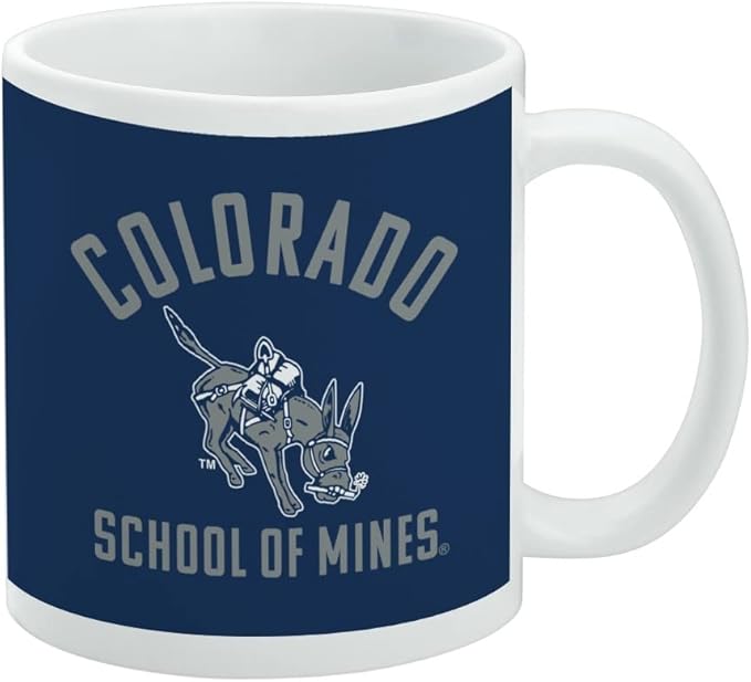 Mines Oredigger Ceramic Coffee Mug, Novelty Gift Mugs for Coffee, Tea and Hot Drinks, 11oz, White