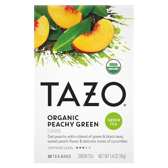 TAZO Tea Bags, Passion, Pumpkin Chai, Vanilla Caramel Chai, Wild Sweet Orange, Peachy Green, 20 CT (1ea) (Variety Pack)