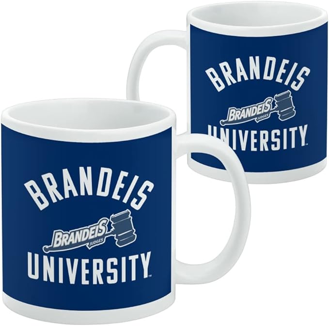 Brandeis University Judges Logo Ceramic Coffee Mug, Novelty Gift Mugs for Coffee, Tea and Hot Drinks, 11oz, White