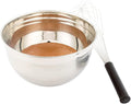 Restaurantware Met Lux 9 Quart Metal Mixing Bowls 1 German Deep Flour Bowl - Corrosion-Resistant Dishwasher-Safe Stainless Steel Metal Prep Bowl Durable For Baking And Cooking