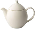 FORLIFE Dew Teapot with Basket Infuser, Natural Cotton, 32 oz/946ml