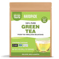 HANDPICK, Green Tea Loose Leaf (255g/9oz) 127 Cups | Non-GMO, 100% Pure Green Tea Leaves Sourced from Himalayas, India | Resealable Ziplock Pouch