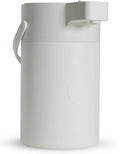 Hastings Collective Airpot Coffee Dispenser with Pump 2.5 Liter - Insulated Stainless Steel Thermal Coffee Carafe 12 Hour Hot/24 Hour Cold - Hot Beverage Dispenser for Water Coffee Tea (White)