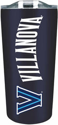 Campus Colors NCAA Stainless Steel Tumbler perfect for Gameday - 18 oz - Double Walled - Keeps Drinks Perfectly Insulated (Villanova Wildcats - Navy)