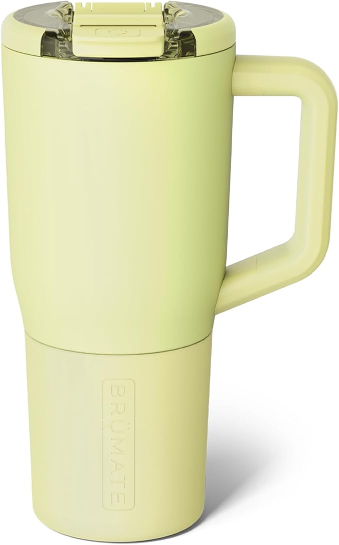 BrüMate Müv - 25oz 100% Leak Proof Insulated Coffee Mug with Handle & Lid - Stainless Steel Coffee Travel Mug - Double Walled Coffee Cup (Prickly Pear)
