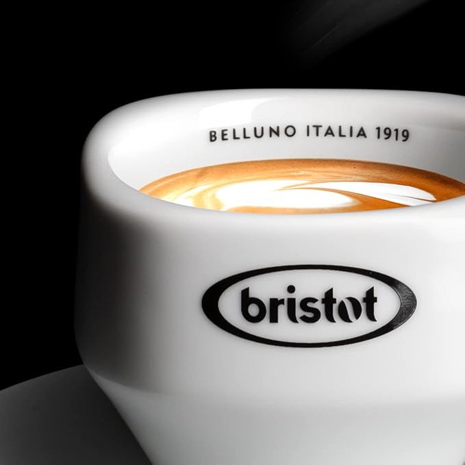 Bristot 100% Arabica Espresso Capsules – Compatible with Lavazza Blue* Machines – Smooth & Aromatic – Notes of Chocolate & Biscuits – 50 Count