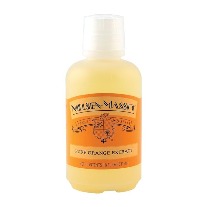 Nielsen-Massey Pure Orange Extract for Baking, Cooking and Drinks, 18 Ounce Bottle