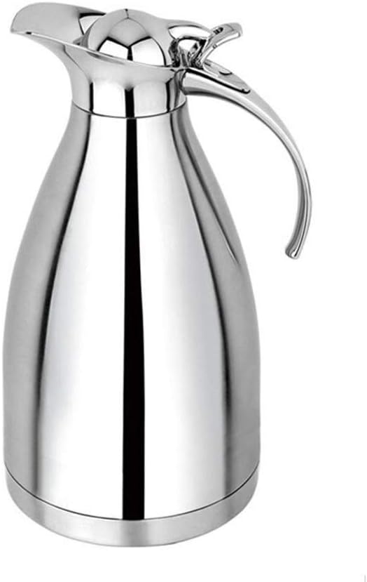 Cuisinox Stainless Steel Thermal Coffee Carafe, Vacuum Insulated for Hot or Cold Beverages, 2 Liters 11" High