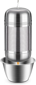 Tea Infuser For Loose Leaf Tea Drinkers, Extra Fine Mesh Tea Strainers 316 Stainless Steel, Tea Steeper, Tea Filter, Tea Diffuser For Rooibos/Black Tea/Herbs/Spices By Iruerti KTAD, 1.8*1.8*3.66'' (M)
