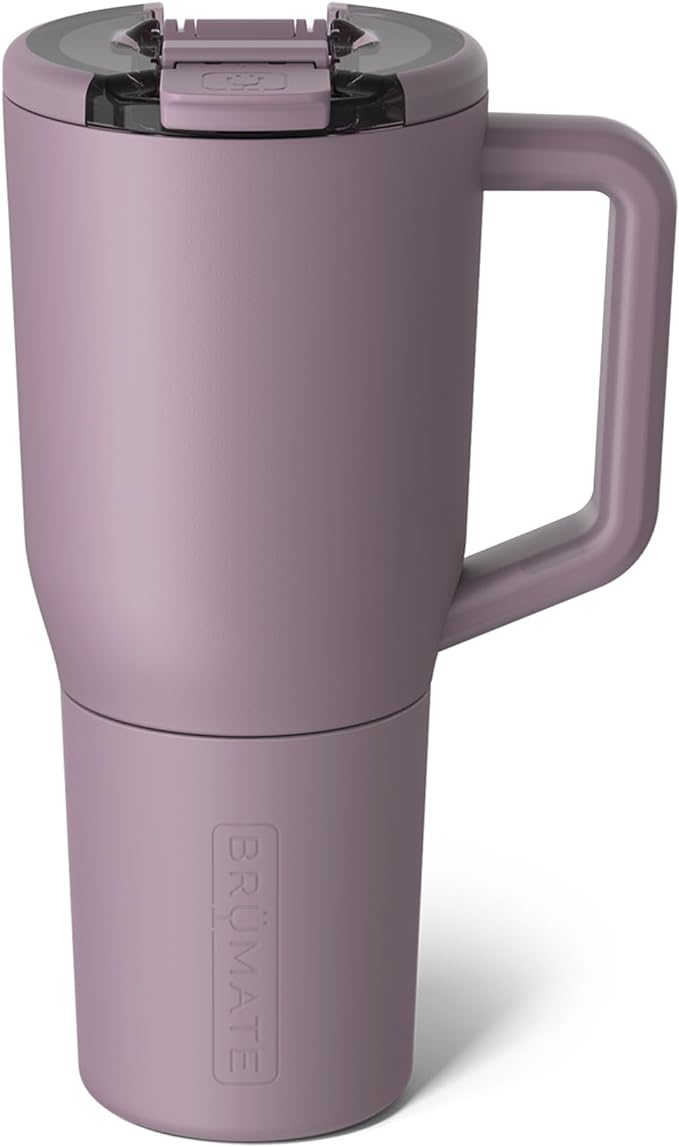 BrüMate Müv - 35oz 100% Leak Proof Insulated Coffee Mug with Handle & Lid - Stainless Steel Coffee Travel Mug - Double Walled Coffee Cup (Lilac Dusk)