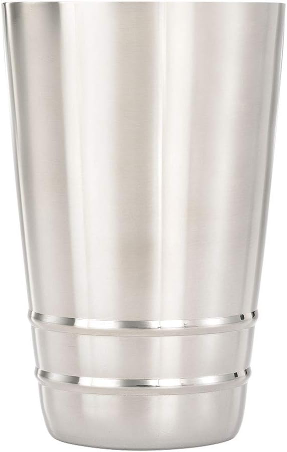Barfly Cocktail Tin, Small 18 oz (532 ml), Stainless Steel w/embossed ribs