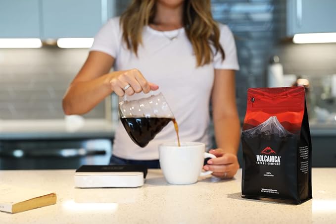 French Vanilla Flavored Decaf Coffee, Ground, Fresh Roasted, 5 lbs