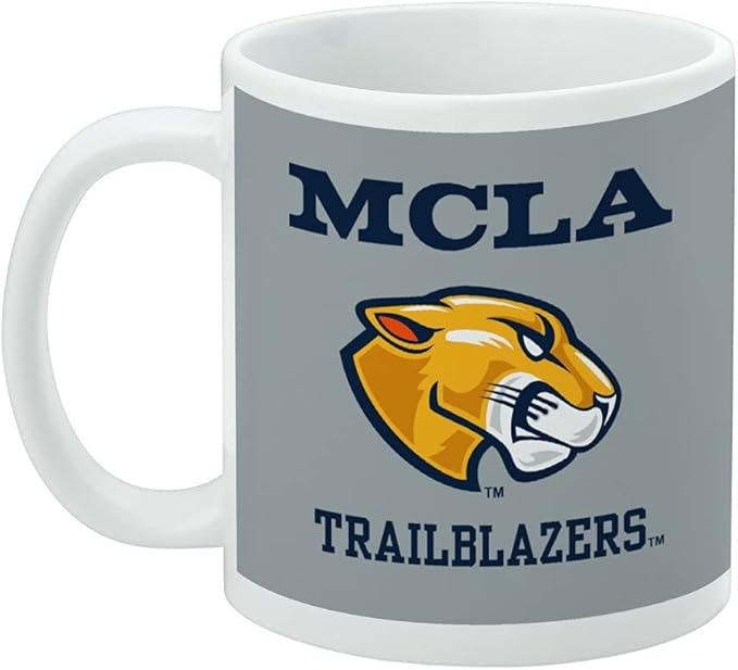 Massachusetts College of Liberal Arts Ceramic Coffee Mug, Novelty Gift Mugs for Coffee, Tea and Hot Drinks, 11oz, White