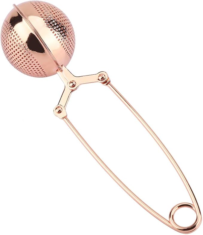 Stainless Steel LongHandle Tea Strainers Premium Tea Infuser Filter, Portable Tea Infuser Strainer Reusable Ball Shape Teapot Filter For Filter Tea, Coffee, Hot Brine Ingredi