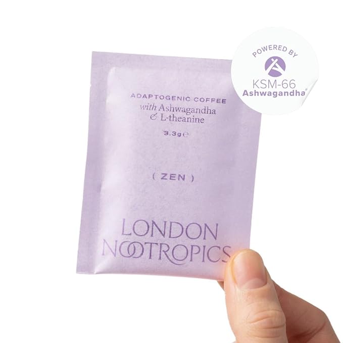 London Nootropics - Selection Box - Flow, Mojo, & Zen Adaptogenic Mushroom Coffee - 12 Sachets