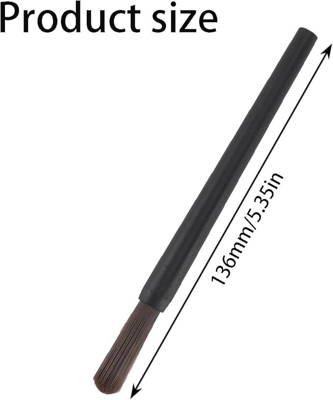 Coffee Grinder Cleaning Brush Black Nylon Bristles Plastic Handle High Efficiency Coffee Grinder Cleaner Brush