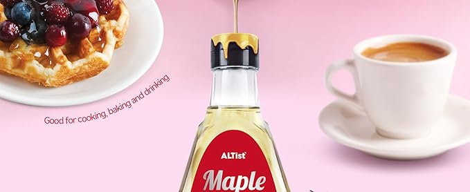 ALTist Allulose Syrup Sweetener – Zero Calorie Liquid Sugar Alternative, Keto, Vegan, Non-GMO, Plant-Based | 1:1 Sugar Replacement, No Net Carbs, Zero Fat, 17.7 fl oz - Maple