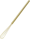 FLYINGSEA whisk,Mini whisks,small wisk,whisks for cooking,Whisk stainless steel,Cooking and Kitchen Gadget.Golden.1 Pcs