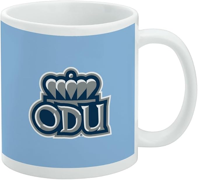 Old Dominion University Lions Logo Ceramic Coffee Mug, Novelty Gift Mugs for Coffee, Tea and Hot Drinks, 11oz, White