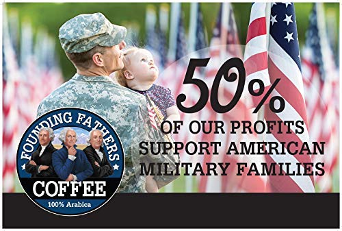 Founding Fathers Coffee, Colombian Single Serve 80 Count (Compatible with Keurig 2.0)