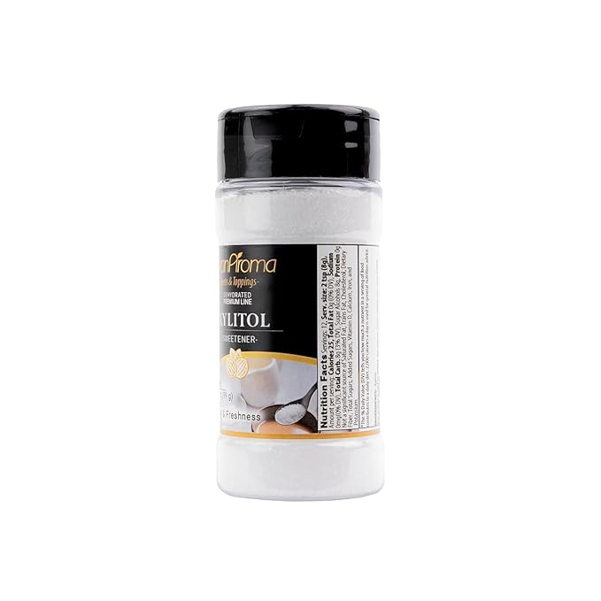 GranAroma Xylitol Sweetener, Natural Sweetness, Use in Baking, Beverages, Desserts (3.52 Ounce)