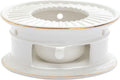 Teapot Warmers Ceramic Teapot Warmer Coffee and Milk Tea Warmer Tea Set(with Candle Hold)