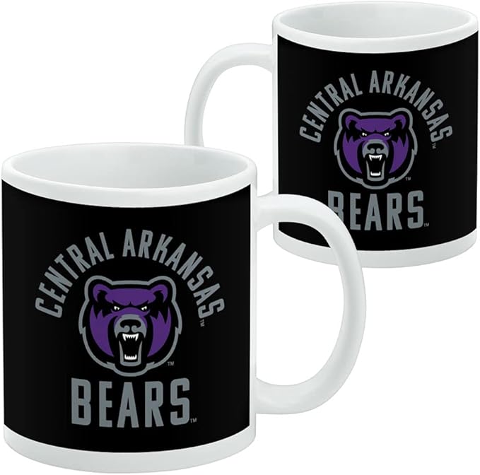 University of Central Arkansas Bears Ceramic Coffee Mug, Novelty Gift Mugs for Coffee, Tea and Hot Drinks, 11oz, White