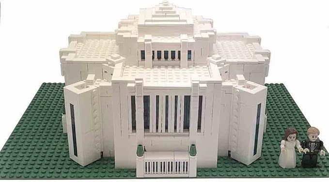 Brick'Em Young Cardston Temple -1,239 Pieces - Ages 12+