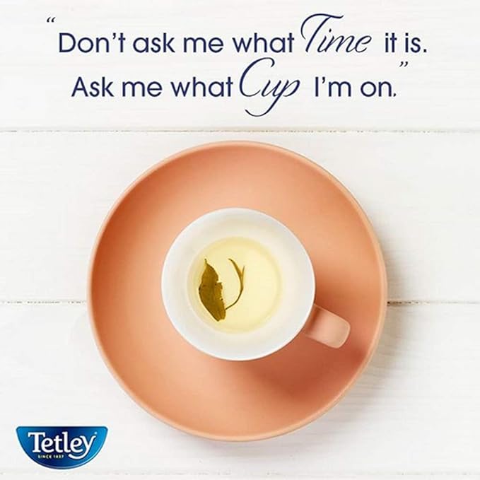 Tetley British Blend Premium Decaf Black Tea, Decaffeinated Tea, 40 Teabags (Pack of 6), Rainforest Alliance Certified