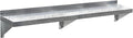 SUNRISE Commercial 430 Stainless Steel Kitchen Wall Shelf, NSF Certificated, Wall Mounted, Solid Shelving for Restaurants, Bars & Hotels (14" x 60")