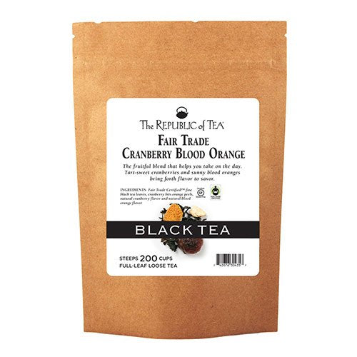 The Republic of Tea Cranberry Blood Orange Full-Leaf Tea, 1 Pound / 200 Cups