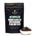 August Uncommon Metropolitan – Bergamot Plum Earl Grey Holiday Tea – Handcrafted Loose Leaf Black Tea with Bright Citrus & Aromatic Notes – Smooth Blend for Cozy Winter Enjoyment (1.8oz)