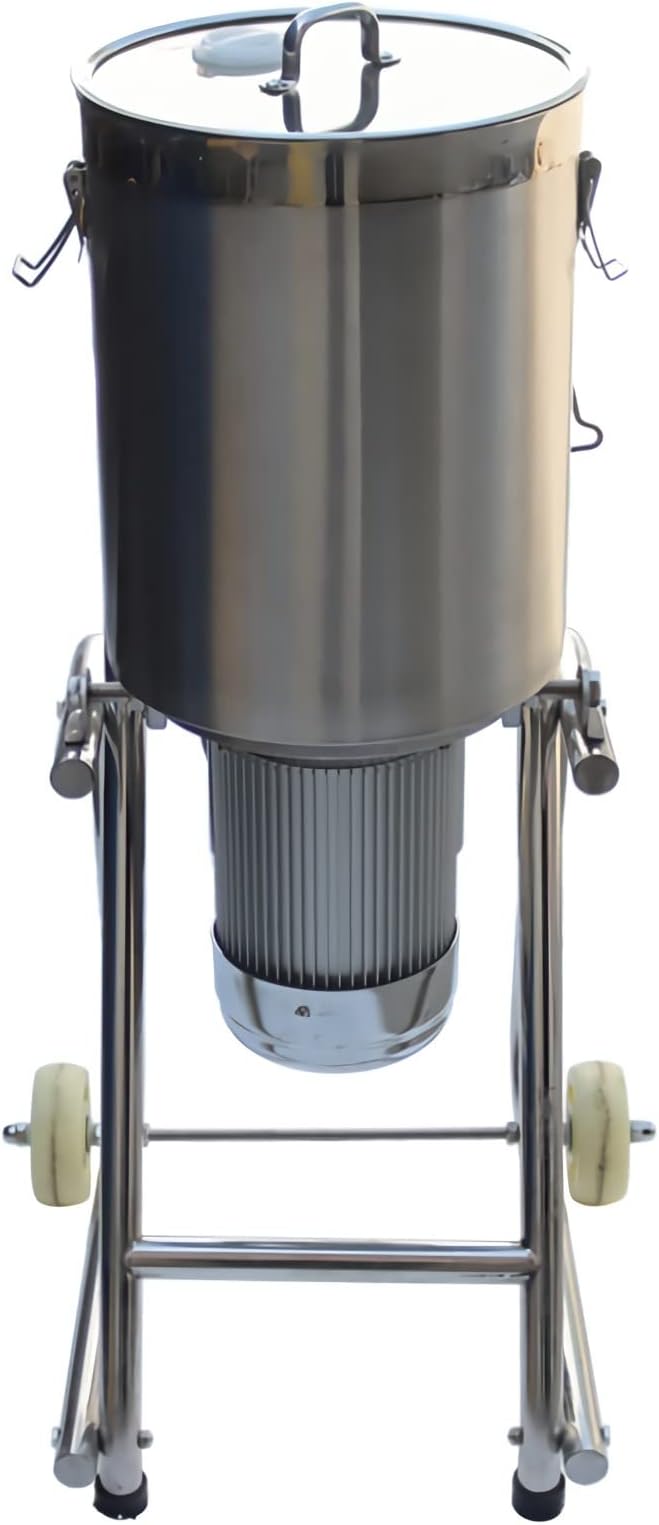32L Commercial Meat Food Processor Machine, 1800W Stainless Steel Electric Vegetable Blender Cutter Meatball Beater Grinder 1400r/min with Tiltable Bowl for Fruits Ginger Garlic Peanut