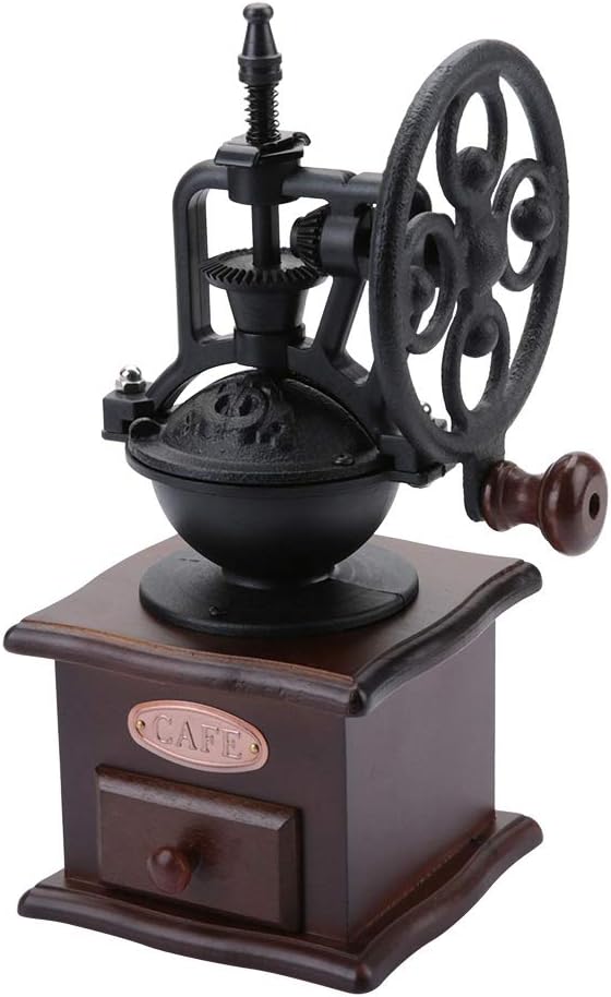 Vintage Style Manual Coffee Grinder, Manual Coffee Bean Grinder, Pepper Spice Hand Mill, Retro Design Coffee Bean Hand Grinder