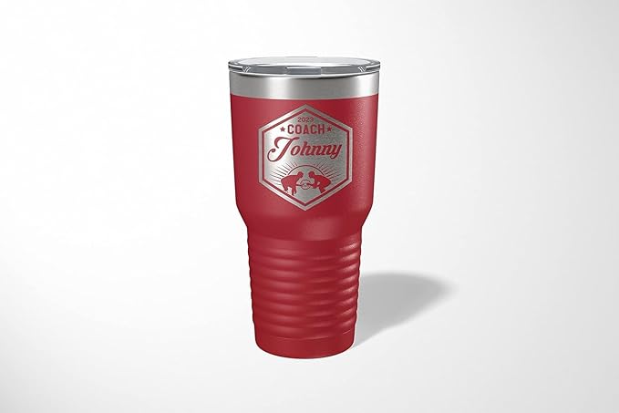 Wrestling Coach gifts, Tumbler, Coach tumbler, Wrestling gifts, Coach Beer glass, Coach gift, Coach gifts, Wrestling Coach (Wrestling Hexagon, Maroon, Wrestling Hexagon 30oz Black)