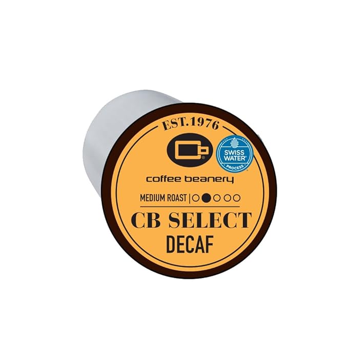 CB Select Decaf Coffee Pods by Coffee Beanery - 48ct Arabica Gourmet Decaf Coffee Medium Roast