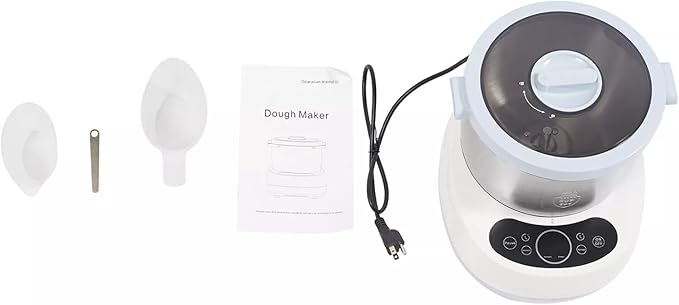 4.5Qt Dough Mixer Machine, Electric Dough Maker with Ferment Function, Perfect for Bread Pizza Roti Dumpling Dough & Sourdough