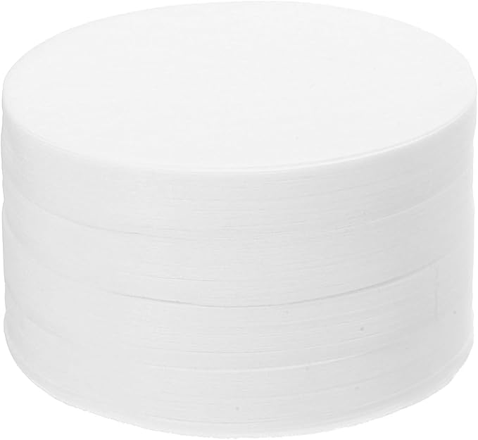 uxcell 600Pcs Coffee Filters, 60mm Disposable Round Paper Filter White for Home Office Use Pour Over and Drip Coffee Maker