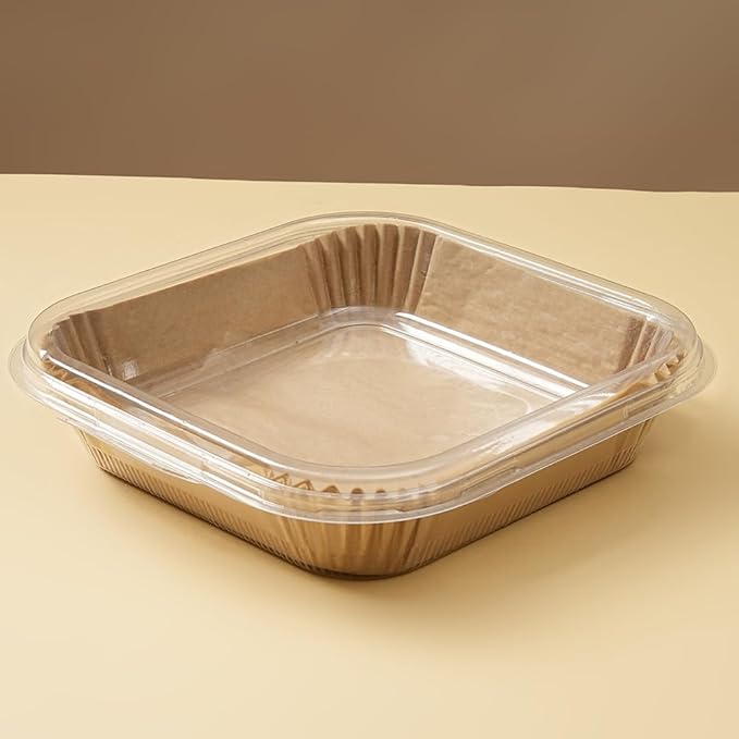 Air Fryer Liners Disposable Square.100pcs Virgin Pulp Parchment Paper for 4qt-6qt Air Fryer.Food Grade,Non-stick, Oil-proof & Heat Resistant for Baking,Microwave,Cooking & Deep Fryer Accessories
