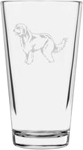 Pyrenean Shepherd Custom Personalized Dog Themed Etched All Purpose 16oz Pint Glass