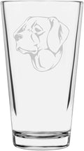 Braque du Puy Custom Personalized Dog Themed Etched All Purpose 16oz Pint Glass