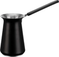 Turkish Coffee Pot - Coffee Maker, Briki Greek Turkish Pot, Arabic Tea Pot, Cezve/Ibrik Coffee Pot for Stovetop(400 ml,Serves 5)