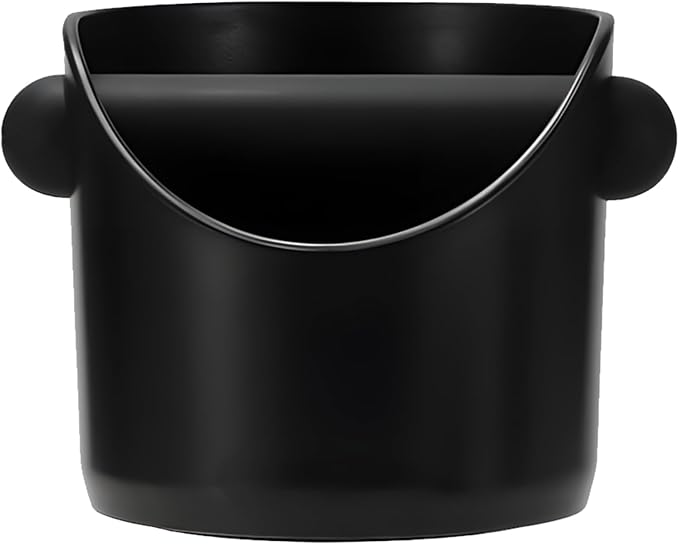 Coffee Knock Box, Espresso Knock Box with Mini Brush, Knock Box with Non-Slip Base and Bar, Knock Box, Espresso Accessories